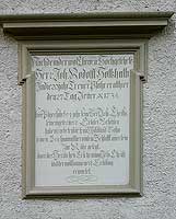 Schlieren, Alte Kirche, Epitaph